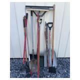 Assortment of Long Handled Tools