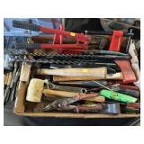 Carpentry Tools, Large Rotary Bits, C-Clamp, Etc