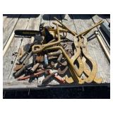 Assorted Tongs, Trowels & Electric Chainsaw