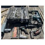 Assorted Hand Tools, Drill, & Table Saw Fence