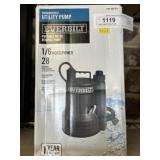 New Everbilt Utility Pump