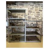 (2) Metal Utility Shelves