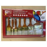 New 7pc Paint Brush Set