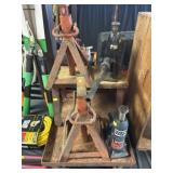 Shop Stool, Jack Stand & Bottle Jacks