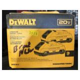 (2) DeWalt 20v Batteries