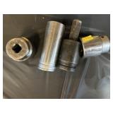 (4) Assorted Snap-On Sockets