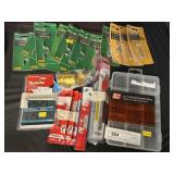 Assorted Screws, Wood Bits, & Rope Loops