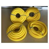 (4) Rolls of 1 1/4" Corregated Hose
