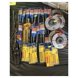 Assorted Drill Bits w/ Grinding Wheels