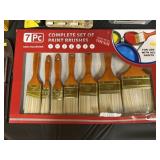 New 7pc Paint Brush Set
