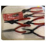 Assortment of Bluepoint Pliers