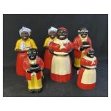 (6) Figural-Form Shakers