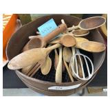 Wooden Kitchen Wares and Sifter