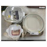 Longaberger Pie Plate w/ Corningware