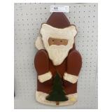 Wood Crafted Santa