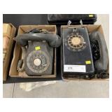 2 Vintage Rotary Phones
