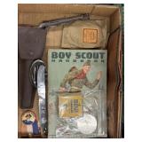 Assortment of Vintage Boy Scout Collectibles
