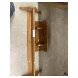 2 Wooden Wall Shelves