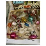 Grouping of  Vintage Christmas Ornaments