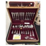 48 Piece Silver Plate Flatware Set