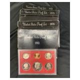 (4) US Proof Sets