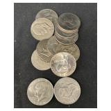 (12) Eisenhower $1 Coins