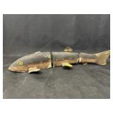 Vintage Jointed Fish Decoy