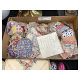Assortment of Vintage Quilt Patches