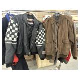 2 Size L Leather Jackets