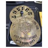 2 Brass Stencils
