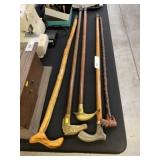 4 Cane Walking Sticks