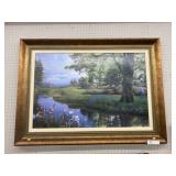 Framed Oil on Canvas