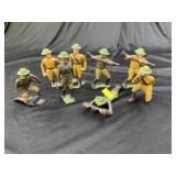 (8) Cast Metal Soldiers