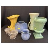 Grouping of Decorative Art Pottery