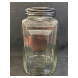 Vintage Necco Glass Candy Canister