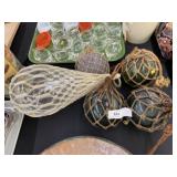 5 Glass Fishing Floats