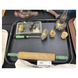 Vintage Kitchen Wares & Fluid Light