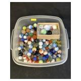 Assort. of Glass and Agate Swirl Marbles