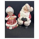 Ceramic Mr. & Mrs. Claus