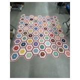 Vintage Flower Garden Pattern Quilt
