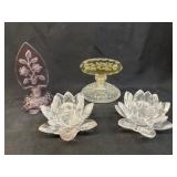 Perfume Bottles w/ Candlesticks