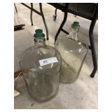 2 Glass Water Bottles