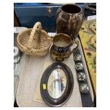 Nutting Pic, Lusterware Pitcher, Sleigh Bells,