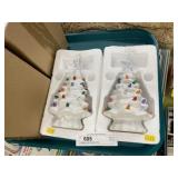 2 Battery Light Christmas Trees