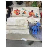 Heavily Worn Quilt w/ Textiles