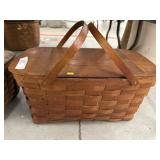 Split Oak Woven Picnic Basket