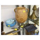 Pocket Knives, Match Safe, Pipe Holder & Vase