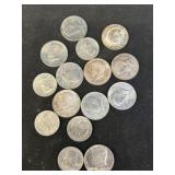 (1) Post-64 Kennedy 1/2 Dollars w/ (5) $1 Coins