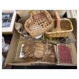 Woven baskets w/ Decor