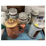 5 Avon Beer Steins